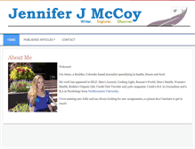 Tablet Screenshot of jenniferjmccoy.com
